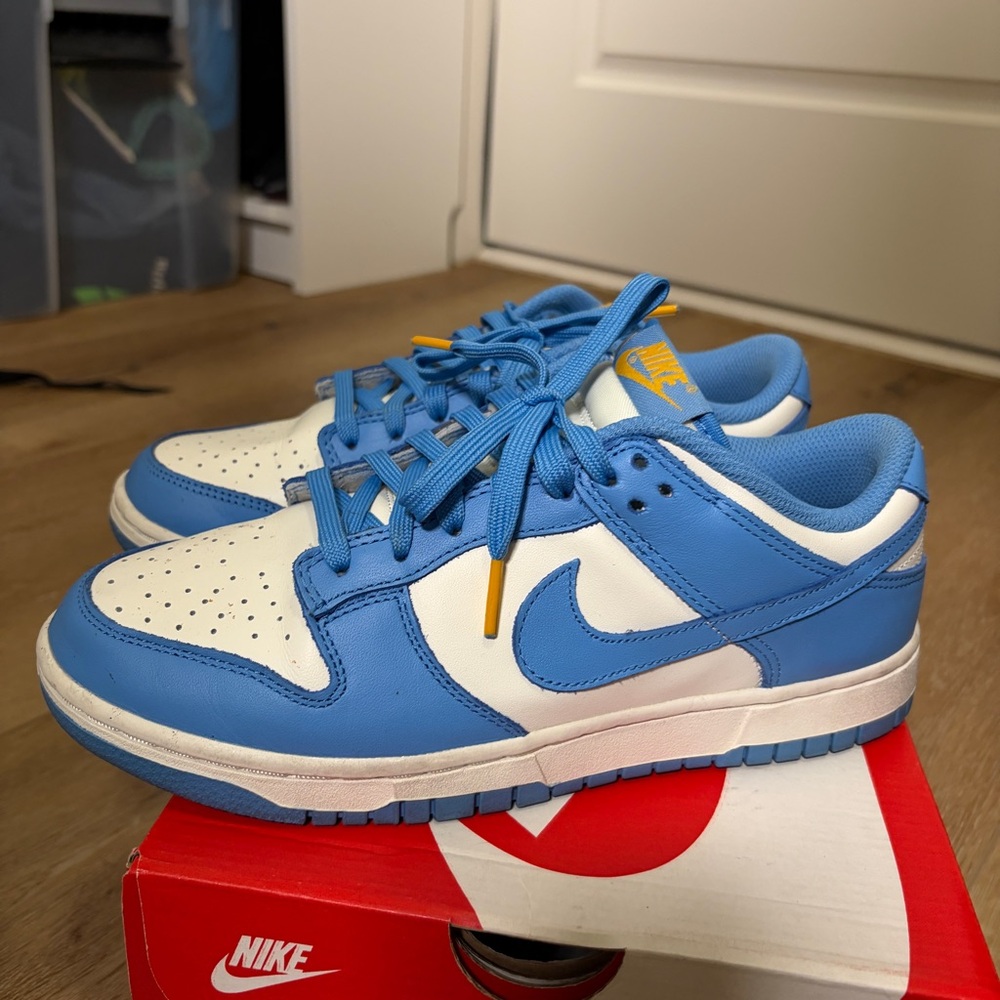 Nike Dunk Low - sail/coast university gold